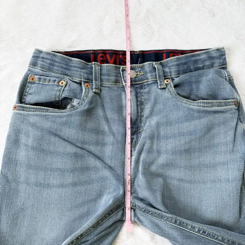 Levi's 514 Youth Boys Jeans Size 16 Regular Denim Straight Leg Adjustable Waist
